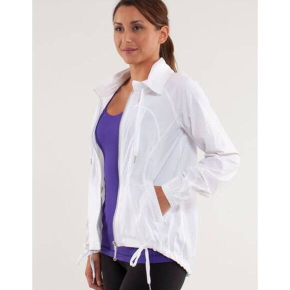 Lululemon Transition Jacket White Size 4 - Picture 6 of 10